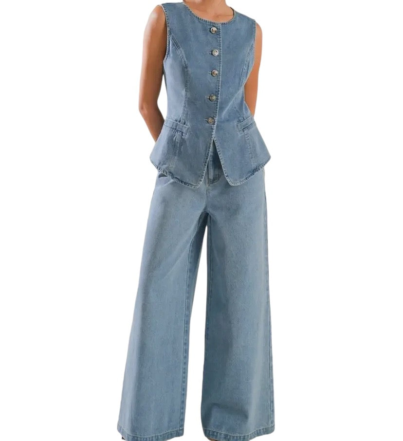 Milana Denim Set