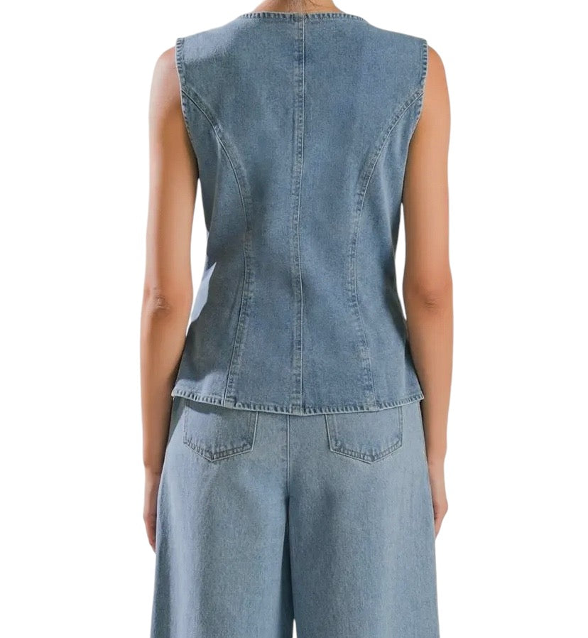 Milana Denim Set