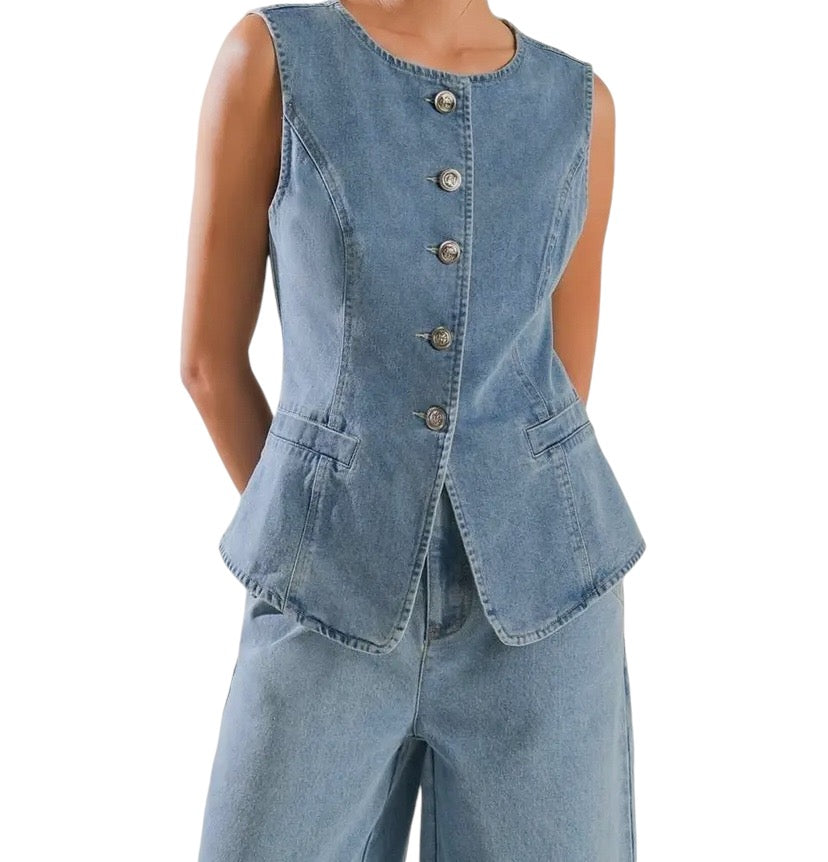Milana Denim Set