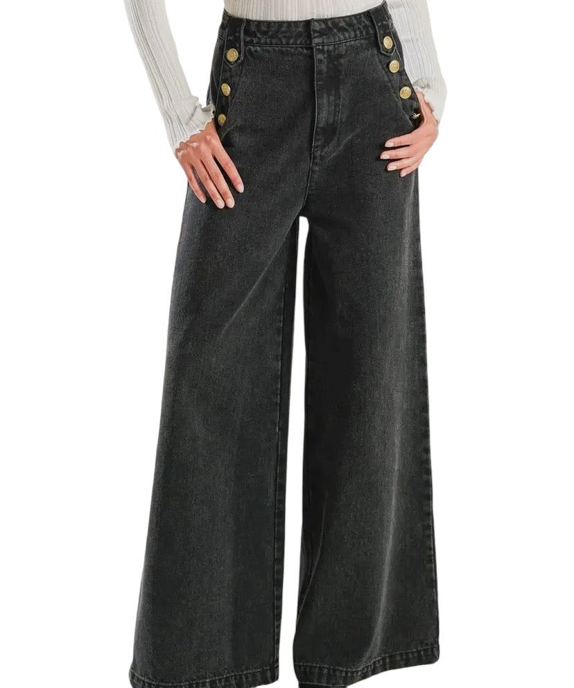 Milana Denim Set Black