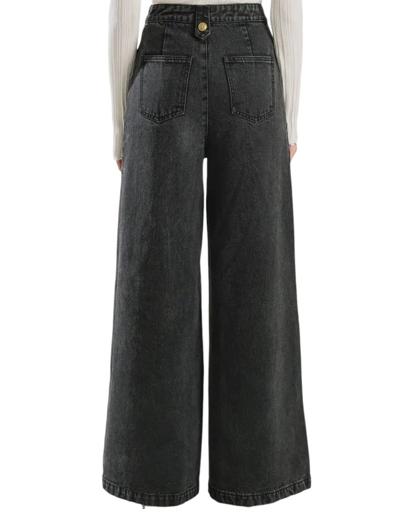 Milana Denim Set Black