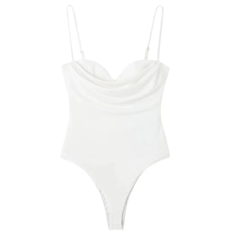 Emilia Bodysuit White