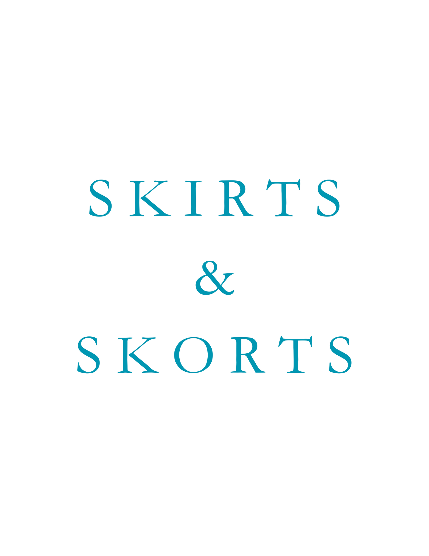 Skirts & Skorts